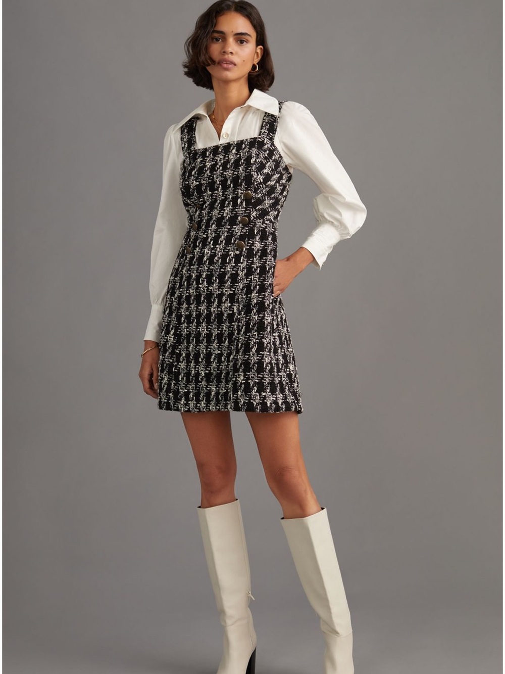 Maeve Tweed Mini Dress